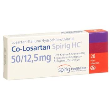 Co-Losartan Spirig HC Filmtabl 50/12.5mg 28 pcs