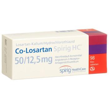 Co-Losartan Spirig HC Filmtabl 50/12.5mg 98 pcs