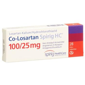 Co-Losartan Spirig HC Filmtabl 100/25mg 28 pcs