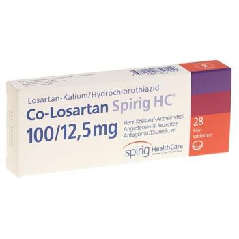 Co-Losartan Spirig HC Filmtabl 100/12.5mg 28 pcs