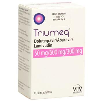Triumeq Filmtablet 50mg/600mg/300mg Ds 30 pcs