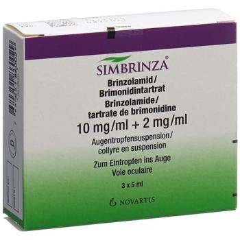 Simbrinza Susp Opht 3 Fl 5ml