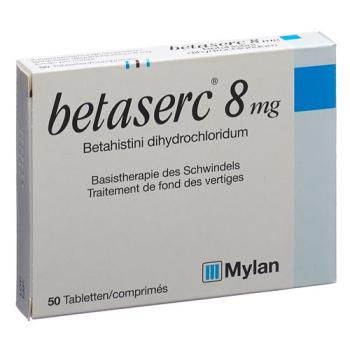 Betaserc Tabl 8 mg 50 pcs