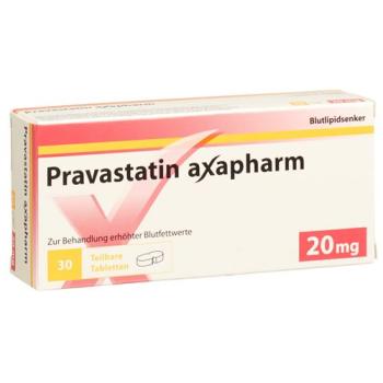 Pravastatin Axapharm Tabl 20 mg (divisible) 30 pcs