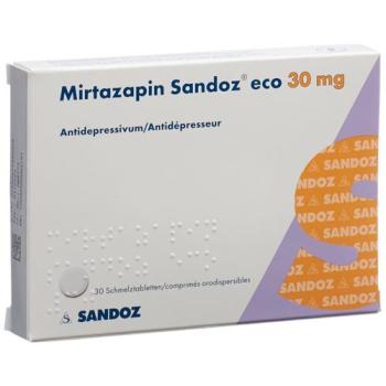 Mirtazapine Sandoz eco melt tablet 30 mg 30 pcs