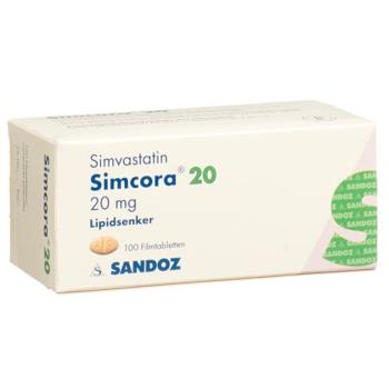 Simcora Filmtablet 20 mg 100 pcs