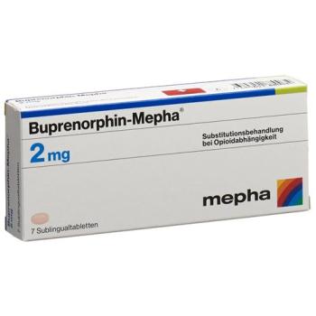 Buprenorphin Mepha Subling 2 mg 7 tablets