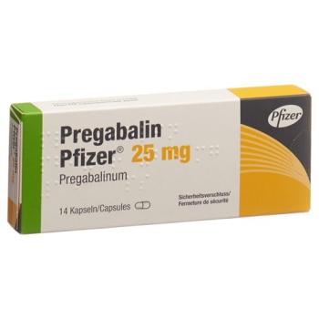 Pregabalin Pfizer caps 25 mg 14 pcs