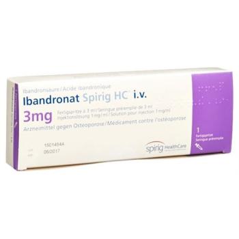 Ibandronate Spirig HC Inj L&ouml;s 3 mg/3ml i.v. Ready spray 3 ml