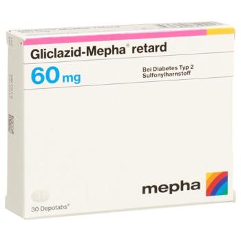 GLICLAZID Mepha retard Depotabs 60 mg