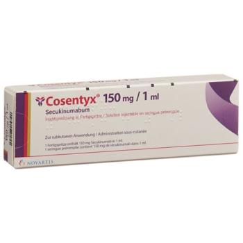 Cosentyx Inj L&ouml;s 150 mg/1ml Fertspr 2 pcs