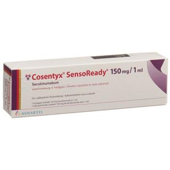 Cosentyx SensoReady Inj L&ouml;s 150 mg/1ml Fertpen 2 pcs