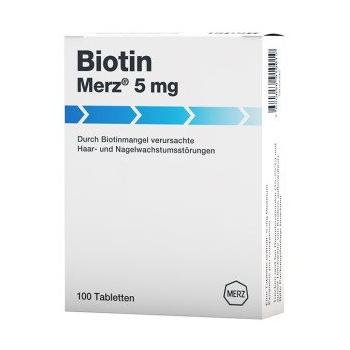 Biotin Merz Tabl 5 mg 25 pcs