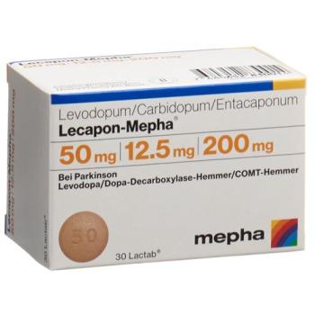 Lecapon-Mepha Lactab 50mg/12.5mg/200mg 100 pcs