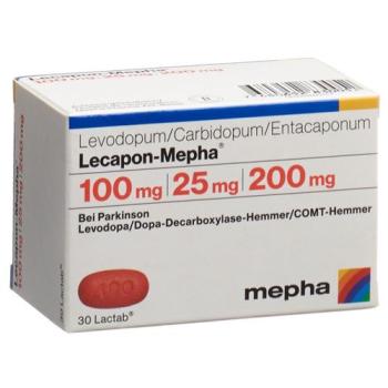 Lecapon-Mepha Lactab 100mg/25mg/200mg 100 pcs