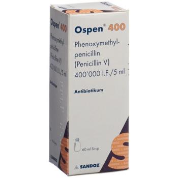 Ospen 400 syrup 400000 IU/5ml bottle 60ml