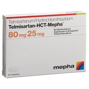 Telmisartan-HCT-Mepha Tabl 80/25 mg 98 pcs