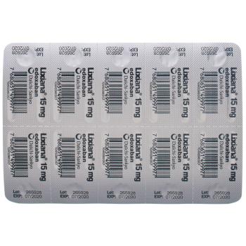 Lixiana film tablets 15 mg 10 x