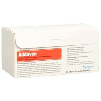 Addaven Inf Konz 20 Amp 10 ml