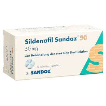 Sildenafil Sandoz Tabl 50 mg 24 pcs