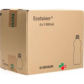 Aqua ad iniectabilia B. Braun Inj L&ouml;s 1000ml Ecoflac plus 10 pcs