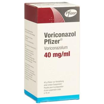 Voriconazole Pfizer Plv 40mg/ml 70ml