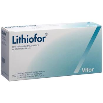 Lithiofor Ret Tabl 660 mg 250 pcs