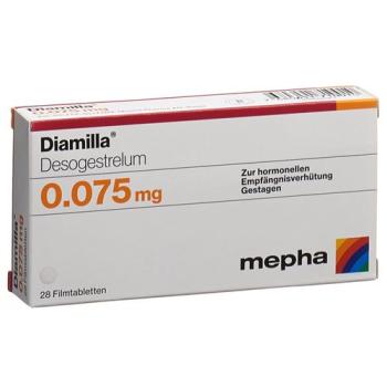 Diamilla film tablets 0.075 mg 6 x 28 pcs