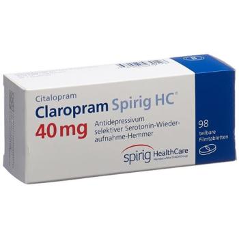 Claropram Spirig HC Filmtabl 40 mg 98 pcs