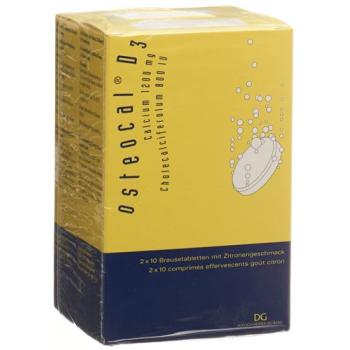 Osteocal D3 effervescent tablet 1200/800 40 pcs