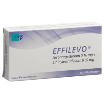 Effilevo Filmtabl 0.10 mg/ 0.02 mg 3 x 21 pcs