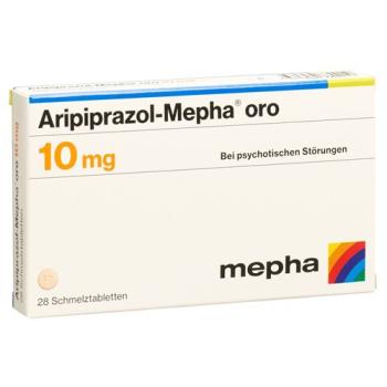 Aripiprazol-Mepha oro Melting Tabl 10 mg 28 pcs