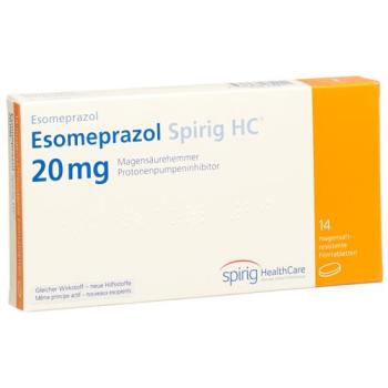 Esomeprazole Spirig HC Filmtabl 20 mg 14 pcs