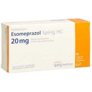 Esomeprazol Spirig HC Filmtabl 20 mg 60 pcs