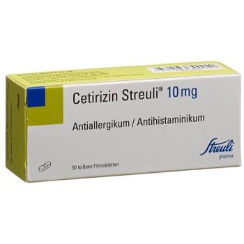 Cetirizin Streuli film tablets 10 mg 50 pcs