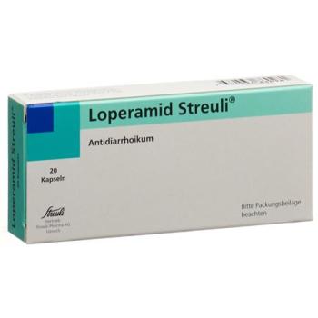 Loperamide Streuli Kaps 2 mg 20 pcs