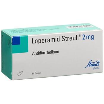 Loperamide Streuli Kaps 2 mg 60 pcs