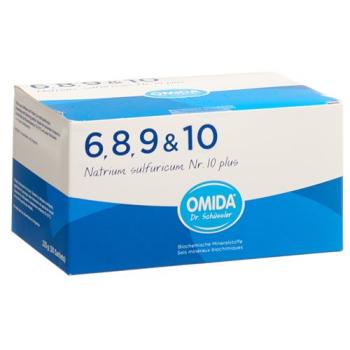 Omida Schuessler Nr10 sodium sulfuricum plus powder bag 30 pcs