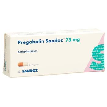 Pregabalin Sandoz Kaps 75 mg 56 pcs