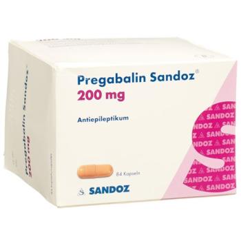 Pregabalin Sandoz Kaps 200 mg 84 pcs
