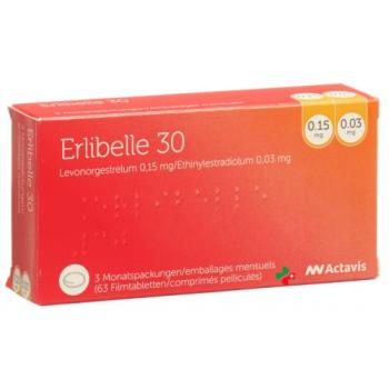 Erlibelle 30 3 X 21 filmtablets