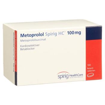 Metoprolol Spirig HC Ret Filmtabl 100 mg 100 pcs