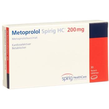 Metoprolol Spirig HC Ret Filmtabl 200 mg 30 pcs