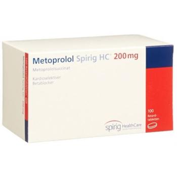 Metoprolol Spirig HC Ret Filmtabl 200 mg 100 pcs