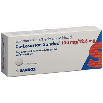 Co-Losartan Sandoz Filmtablet 100/12.5mg 28 pcs
