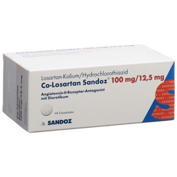 Co-Losartan Sandoz Filmtablet 100/12.5mg 98 pcs