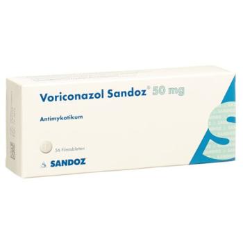 Voriconazole Sandoz film tablets 50 mg 56 pcs