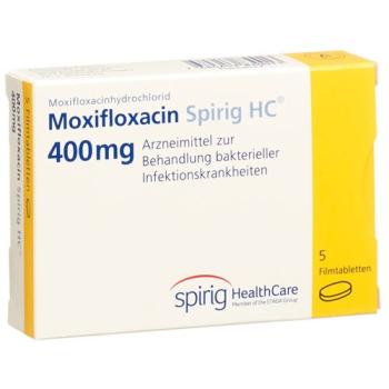 Moxifloxacin Spirig HC Filmtabl 400 mg 5 pcs
