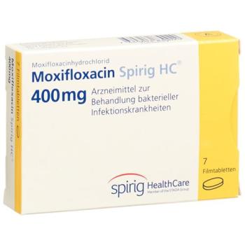 Moxifloxacin Spirig HC Filmtabl 400 mg 7 pcs