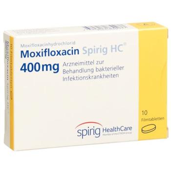 Moxifloxacin Spirig HC Filmtabl 400 mg 10 pcs